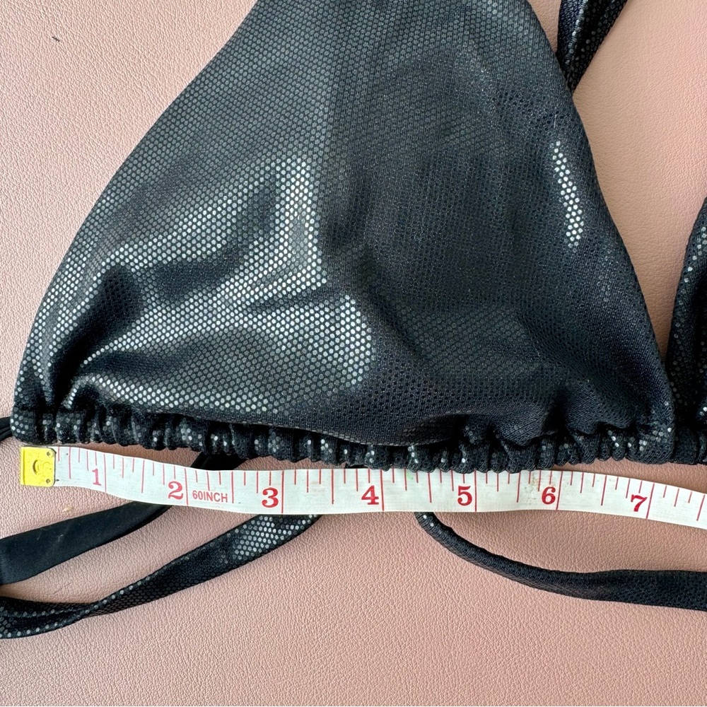 Swimwear two-piece black size M TOUCHE BALNEAIRE  VGUC - Picture 8 of 13